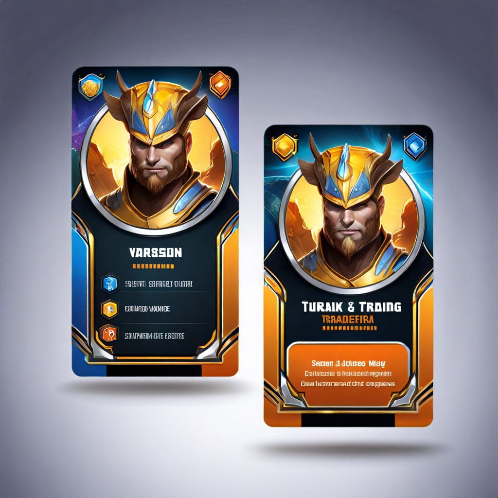 designing the card layout